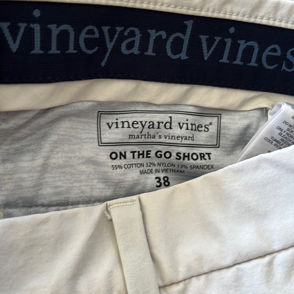 New w/o Tags Vineyard Vines On The Go Size 38 Golf Shorts Cotton/Nylon/Spandex